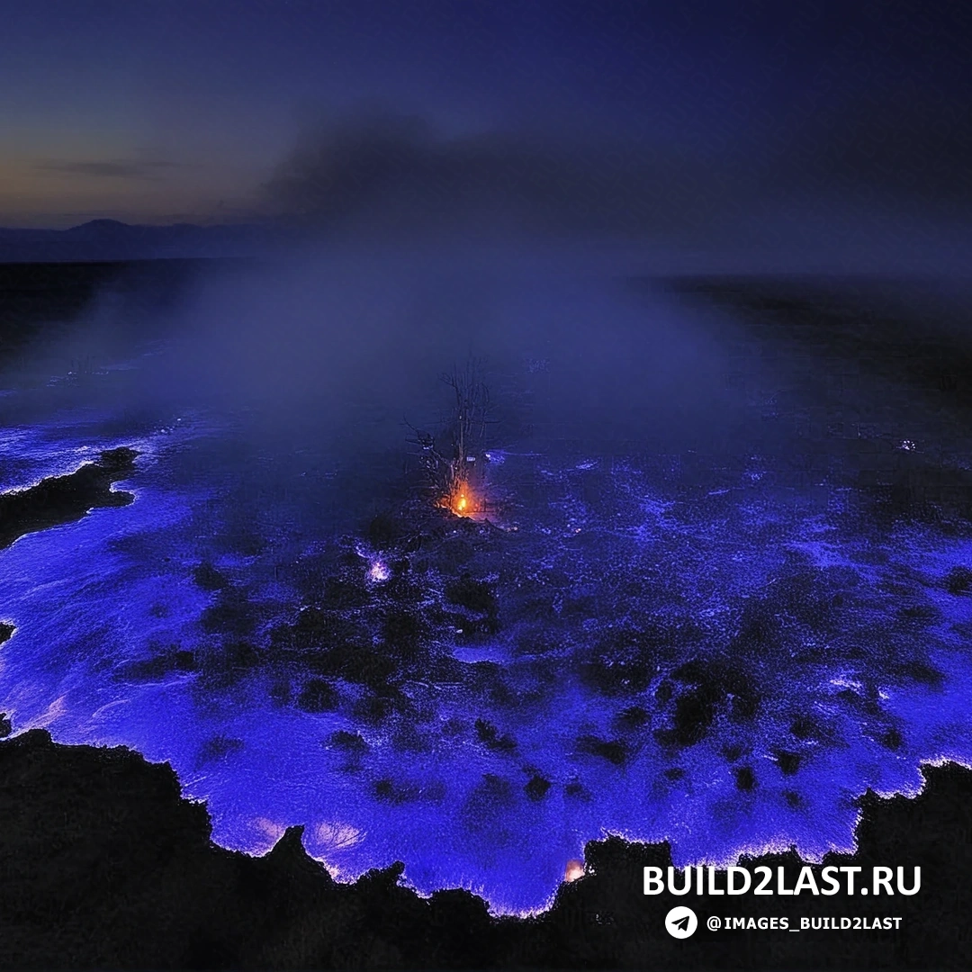 ������� ���� ������� Kawah Ijen �� ������������� �������, ���� �� ����� ��������� ��������� ����������������������