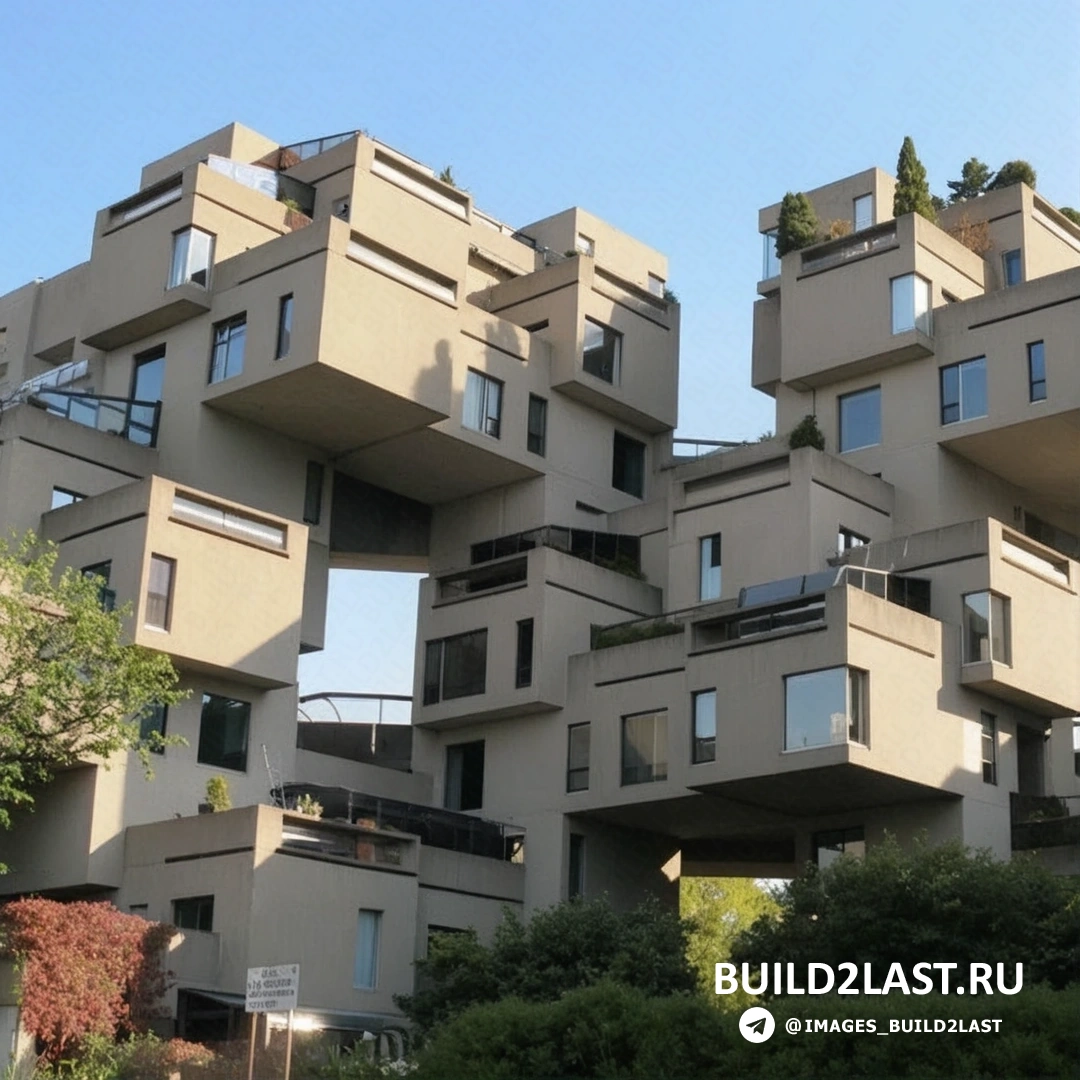 ����� �������� Habitat 67 � �������� �� ���� ���������� ������� � ���� ������� ���������